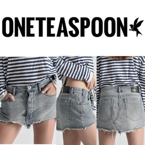 (NWT) ONE TEASPOON BLUE STORM JUNKYARD MINI SKIRT